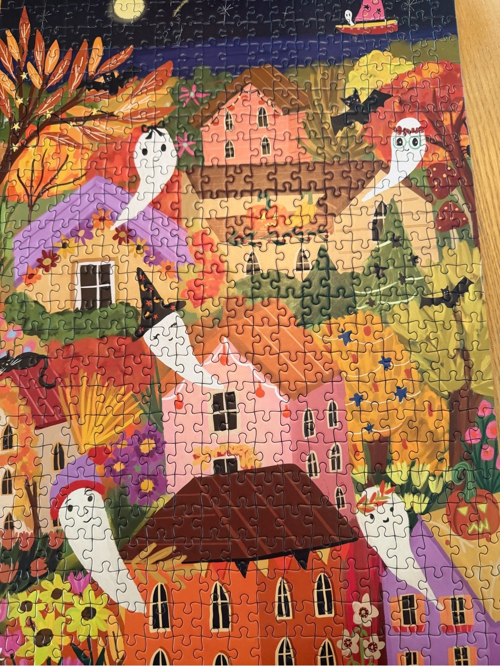Puzzle by Pieces and Peace. 500ct. Ghost Town - Picture 2 of 13